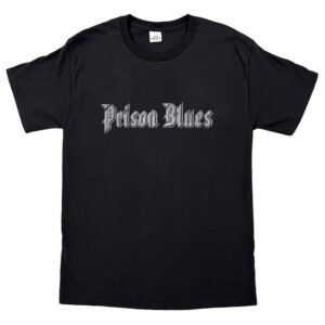 T-Shirt w/Brilliant Silver and White Metal classic Logo