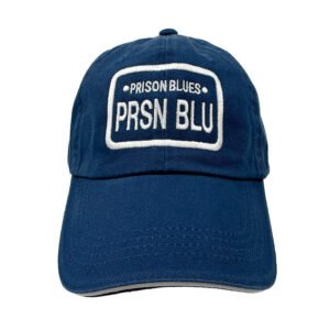 Blue Baseball Cap w/White Ensign Trim and Prison Blues Logo
