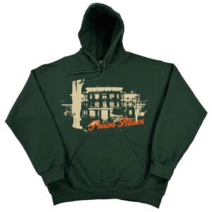 Pull Over Hooded Sweatshirt Forest Green w/Khaki and Orange Institution Logo