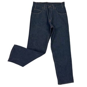 Relaxed Fit Jeans Rinsed Blue
