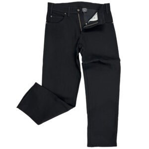 Relaxed Fit Jeans Rinsed Black