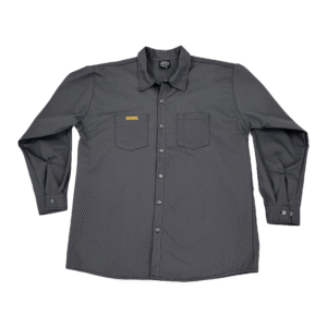 Work Shirt Charcoal Long Sleeve w/Front Buttons