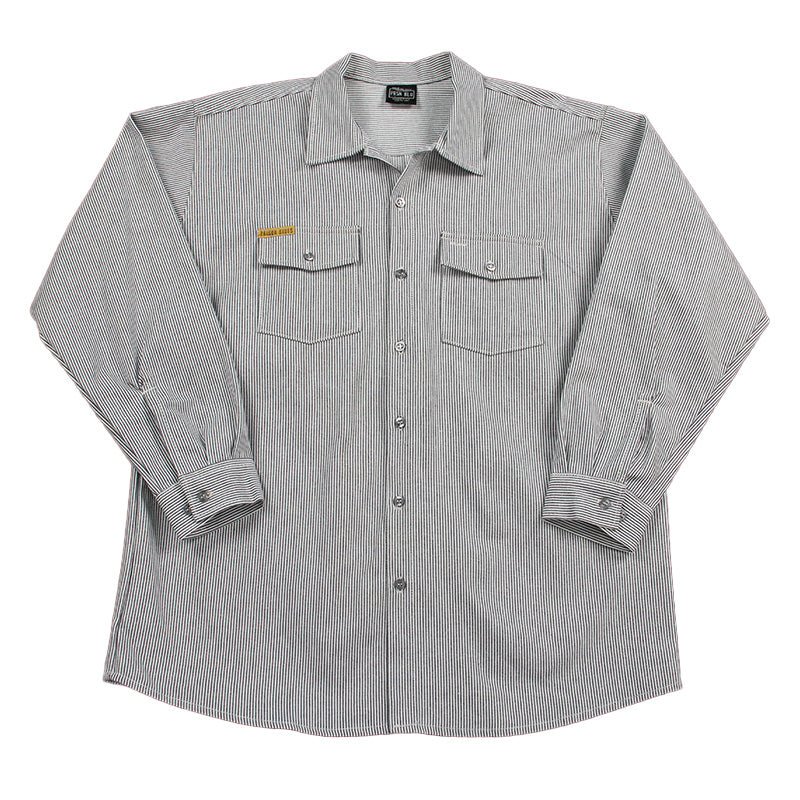 Work Shirt Hickory Long Sleeve w/Front Buttons